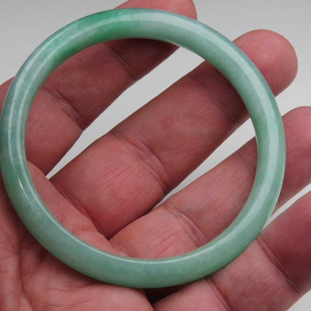 Natural Jade Bangle 2.5 inches=51mm